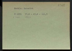 Merkle, Heinrich