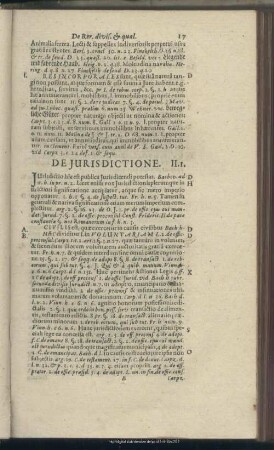 Liber II. De Iurisdictione