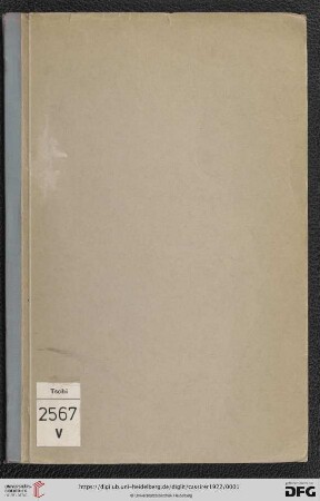 Band 1: Studien der Bibliothek Warburg: Die Begriffsform im mythischen Denken