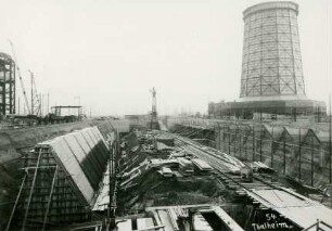 Kraftwerk Thalheim bei Bitterfeld, Deutschland, 1940