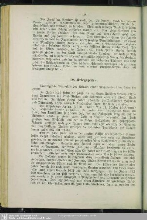 10. Kriegszeiten