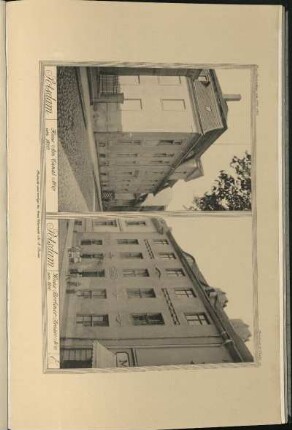 E. Haus Am Canal. No 67. Haus Berliner Strasse No 10.