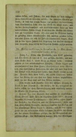 78. Religionskriege in Frankreich. - Die Bartholomäusnacht 1572