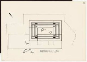 Chemische Institute der Universität Köln: Grundriss OG, 1:500