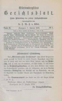 7. Januar-27. Juli = No. 1-14