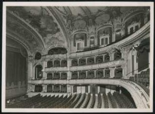 Opernhaus, Graz: Ansicht Bühne, Proszenium und Zuschauerraum