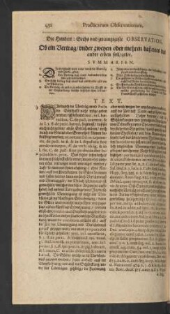 Die Hundert: Sechs und zwaintzigiste Observation.