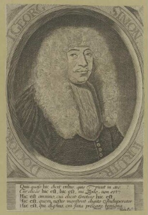 Bildnis des Johann Georg Simon