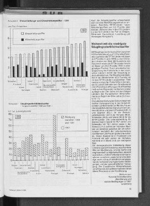 Eheschließungs- und Ehescheidungsziffer - 1991
