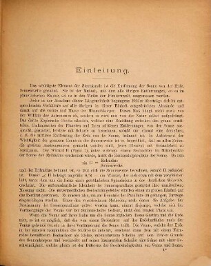Die Bestimmung der Sonnenparallaxe mittelst der Vorübergänge der Venus vor der Sonnenscheibe, 1