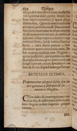 622-622, Cum dubis & interrogationes variae sint, & differentes ...