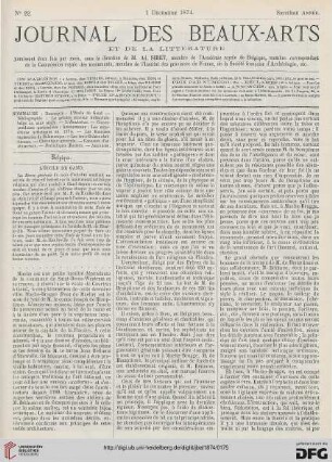Nr. 22 (1. Décembre 1874)
