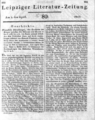 1815-04-03 : 80. Stück