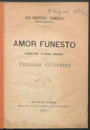Amor funesto