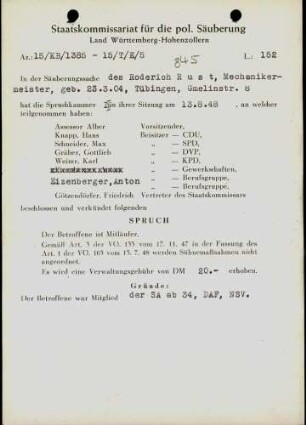 Rust, Roderich