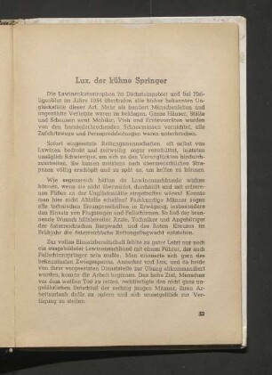 Lux, der kühne Springer