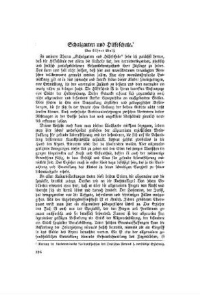 Schulgarten und Hilfsschule