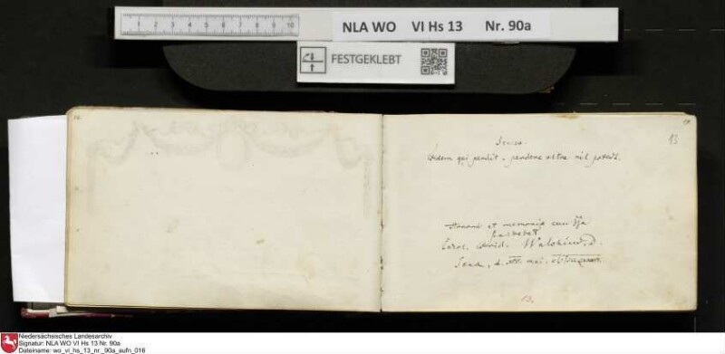 Stammbuch des Ernst Philipp Ludwig Zellmann (1763-1795) aus
                           Braunschweig