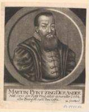 Martin II. Pfinzing; geb. 1521; gest. 1572