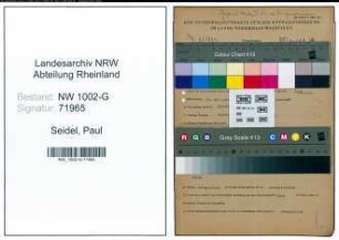 Entnazifizierung Paul Seidel, geb. 18.05.1912 (Buchhalter)