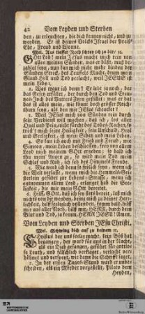 Vom Leyden und Sterben JEsu Christi.
