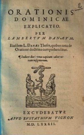 Orationis Dominicae Explicatio
