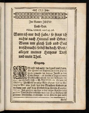 7-26, Christliche Leich-Predigt.