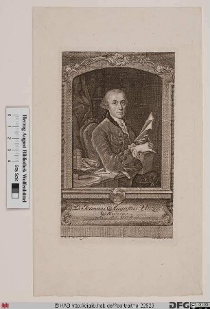 Bildnis Johann August Unzer