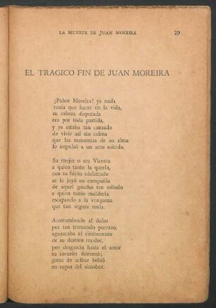 El trágico fin de Juan Moreira