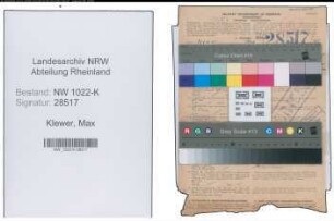 Entnazifizierung Max Klewer , geb. 31.10.1921 (Justizangestellter)