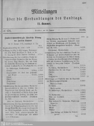 176. Sitzung
