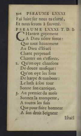 Pseaume LXXXI. - XC.