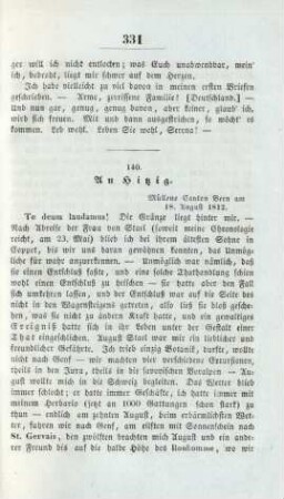 140. An Hitzig