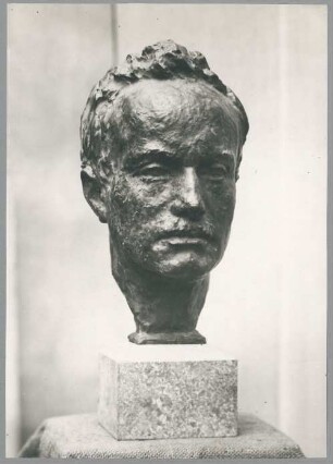 Porträt Carl Severing, 1925, Bronze