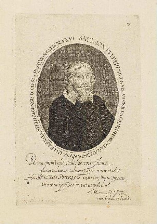 Bildnis von Salomon Petri (1609-1685)