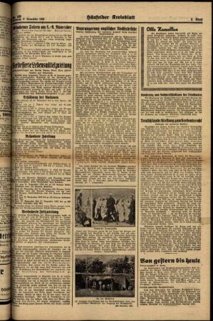 Zweite Ausgabe vom Mittwoch, den 08. November 1939.