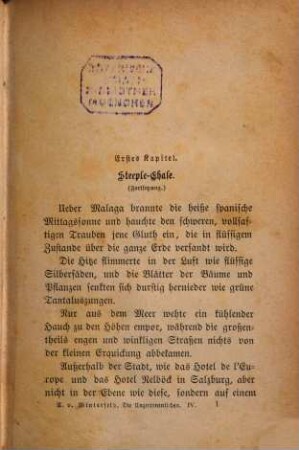 Die Unzertrennlichen : Komischer Roman von A. von Winterfeld, 4