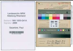 Entnazifizierung Paul Sauerbrei , geb. 20.04.1905 (Polizeibeamter)