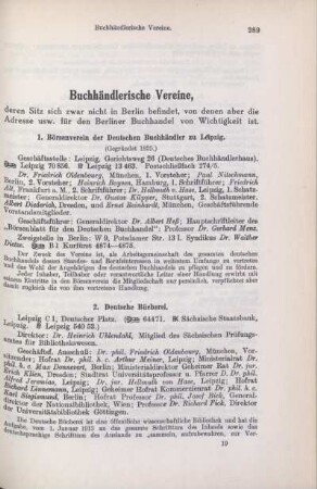 Buchhändlerische Vereine