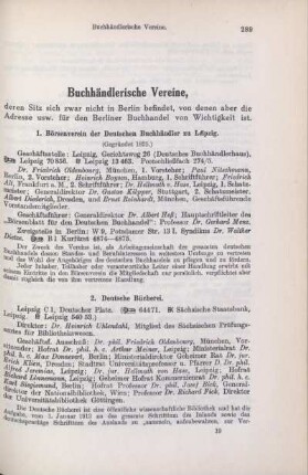 Buchhändlerische Vereine