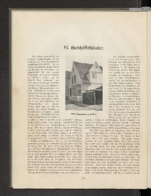 VI. Geschäftshäuser.