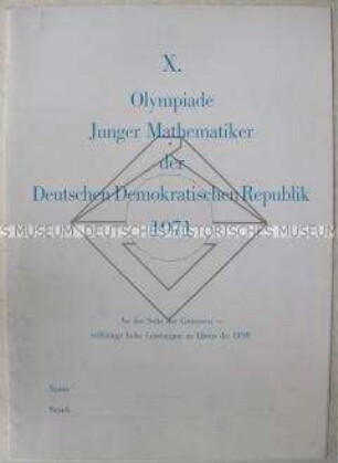 Statistik über die Ergebnisse der DDR-Teilnehmer an den internationalen Mathematik-Olympiaden für Schüler 1959-1970