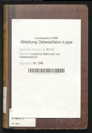 Salbuch der Stadt Lemgo von 1861, Bd. 3 (Duplikat)