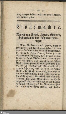 Eingemachte