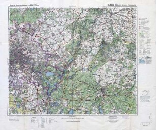 Reichskarte: Großblatt 65 Berlin-Wriezen-Fürstenwalde