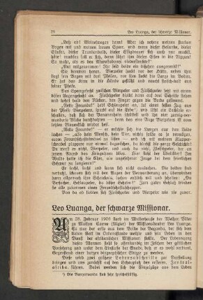 Leo Luanga, der schwarze Missionar