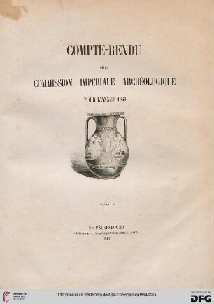 Compte rendu de la Commission Impériale Archéologique: pour l'année ..: Pour l'année 1863