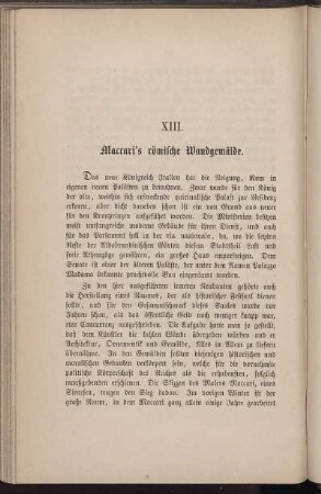 XIII. Maccari's römische Wandgemälde.