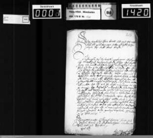 Weihnachts- und Neujahrsschreiben 1668/1669