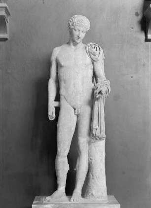 Grabstatue aus Aigion, Hermes